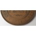 AUSTRALIA 1936 . ONE 1 PENNY . ERROR . OIL FILLED DIE ON THE DATE